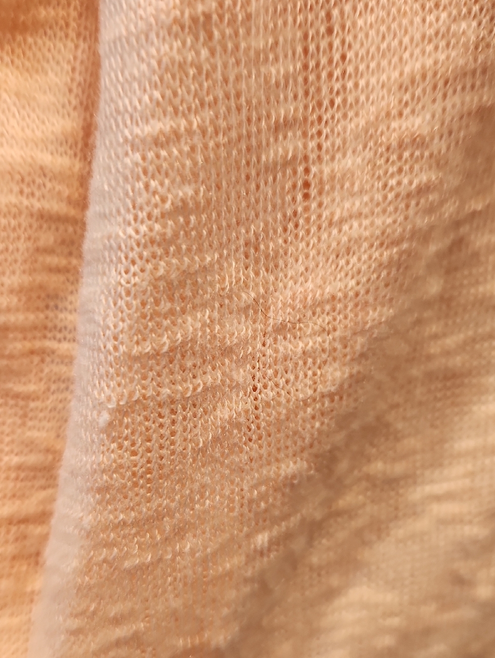 EUC Weatherproof Peach Hooded Oversized Lightweight Pullover Sweatshirt Sz XL - Picture 4 of 6